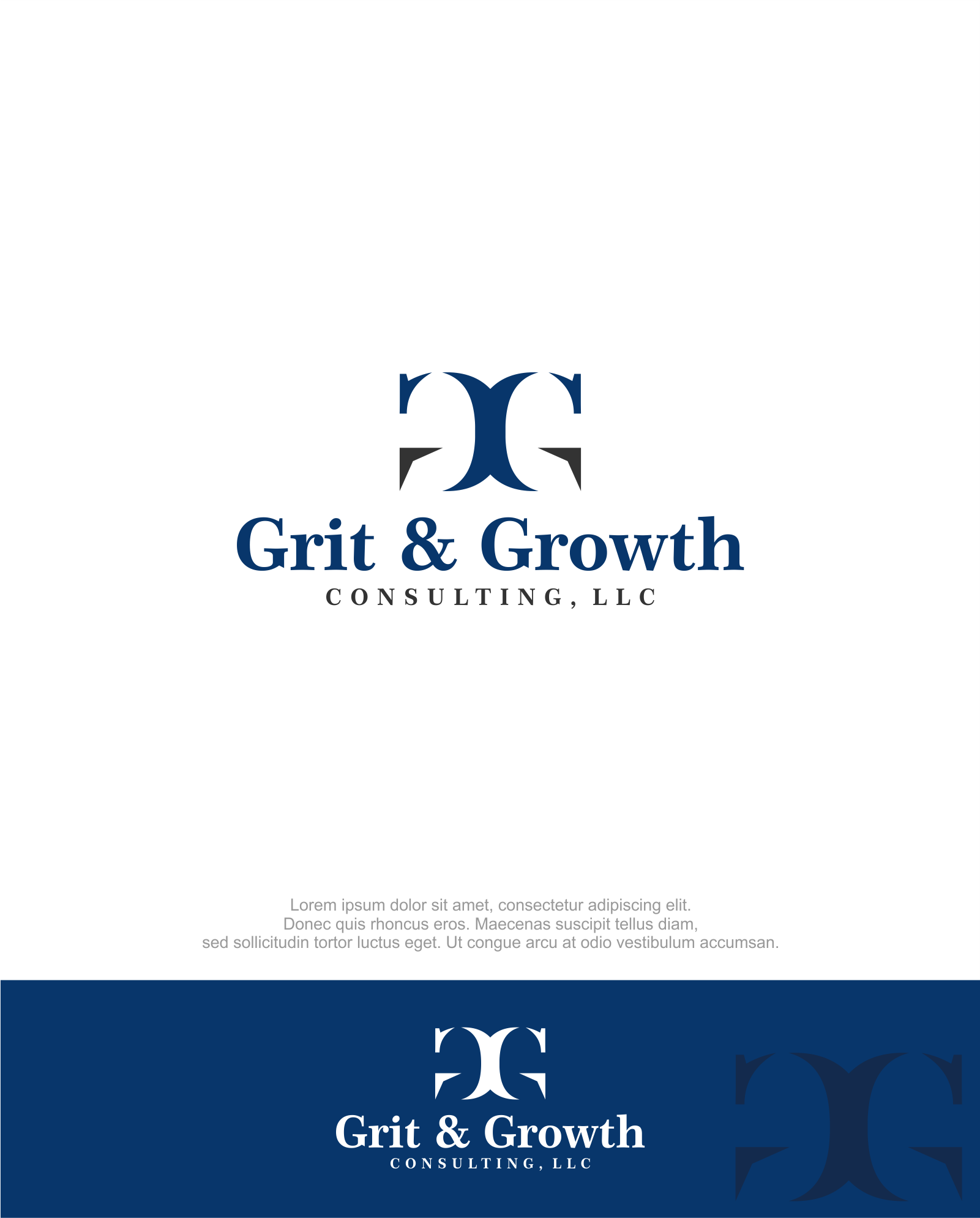 Logo-Design von M.Syaiful Huda für Grit & Growth Consulting, LLC | Design #32109808