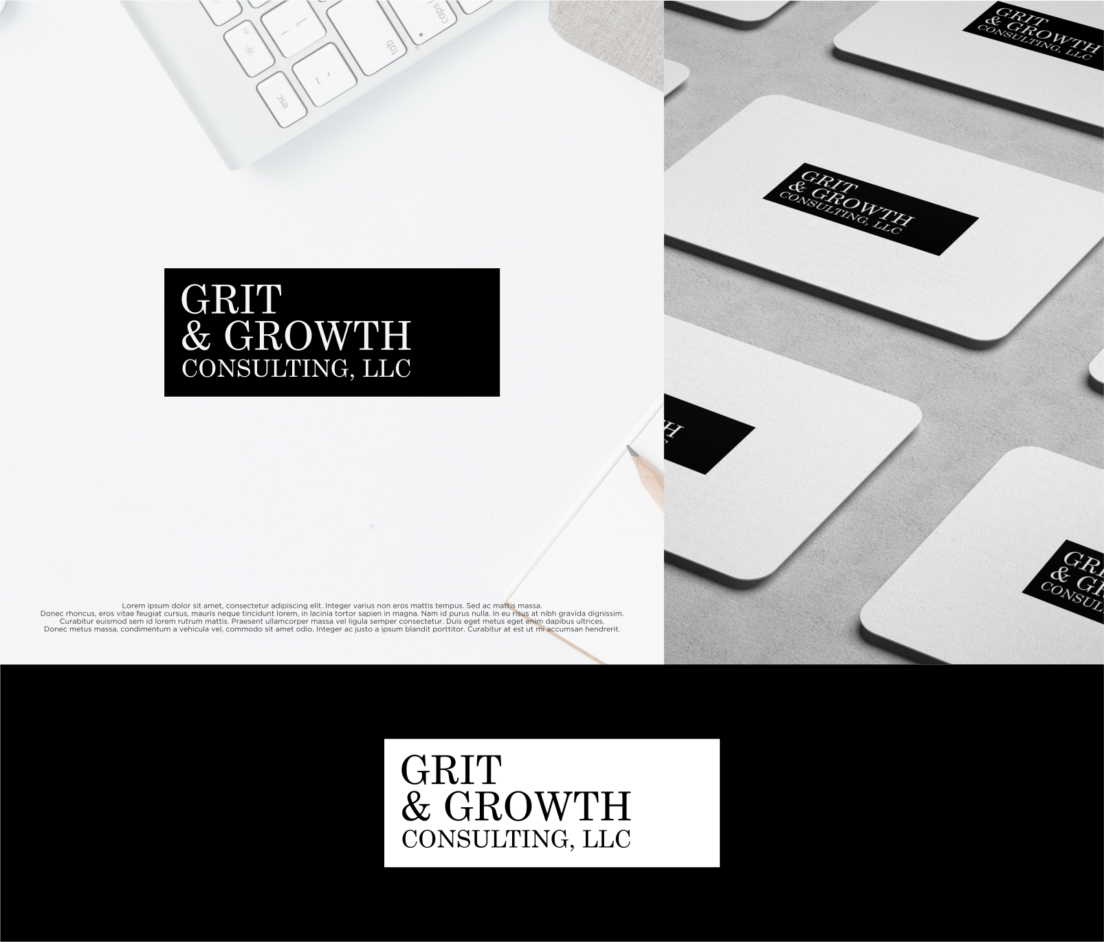 Logo Design by shiroRo for Grit & Growth Consulting, LLC | Design #32134525