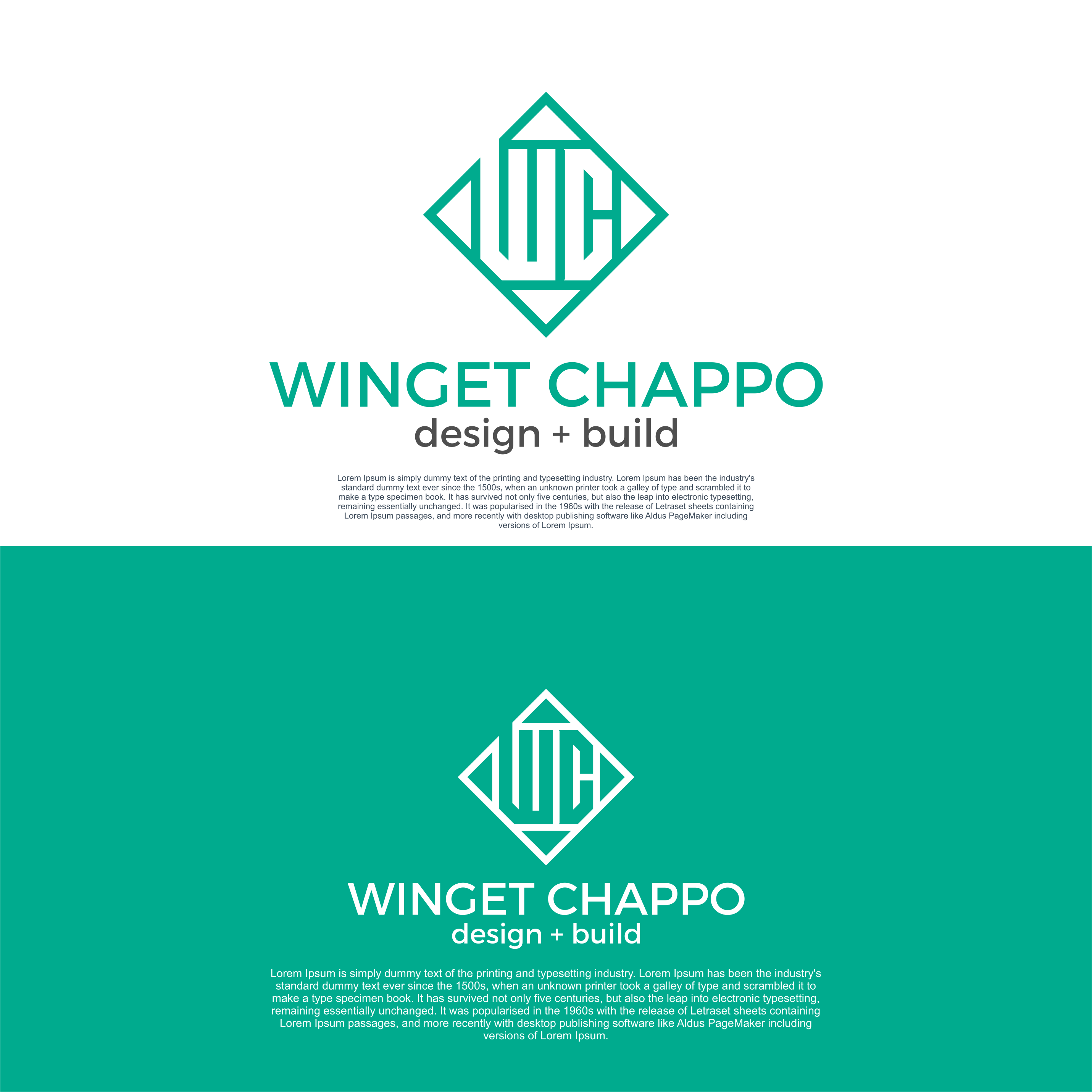 Logo Design by diego costa for Winget Chappo Homes | Design #32112476