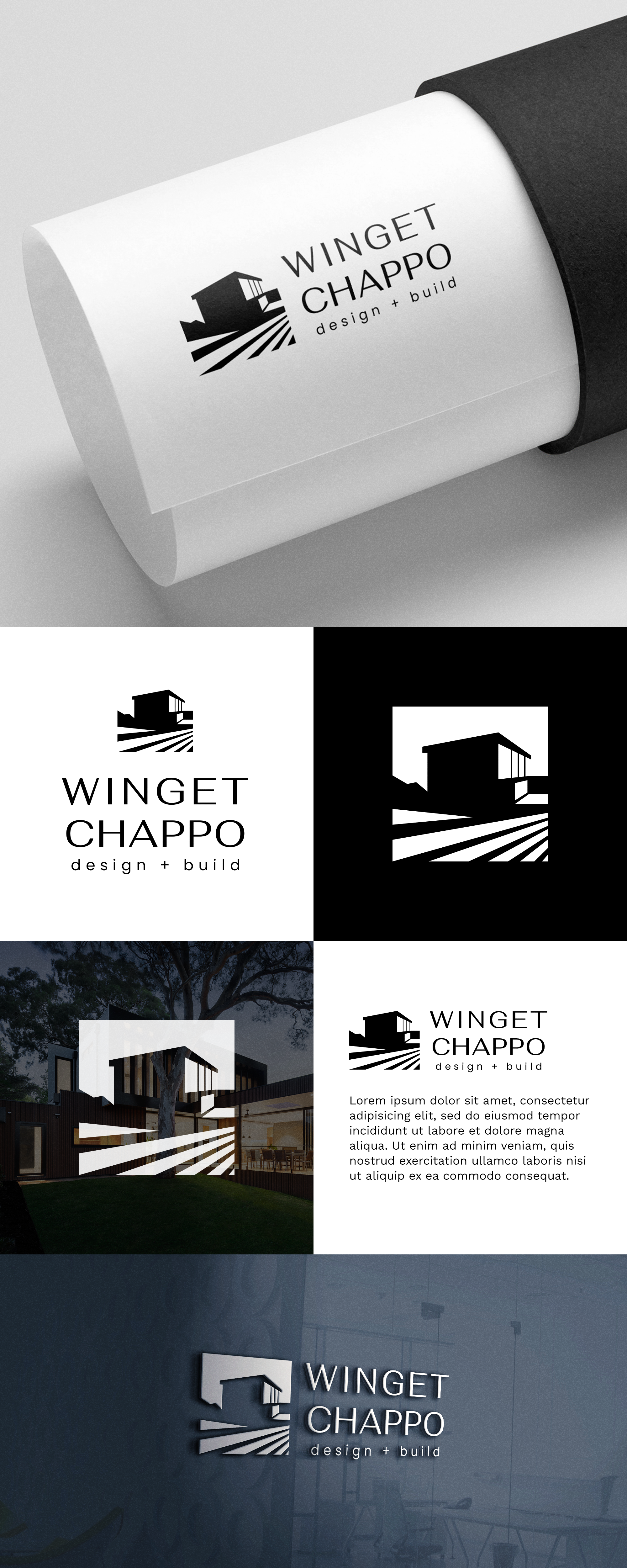 Logo Design by Oleksandr Tovarkov for Winget Chappo Homes | Design #32109756