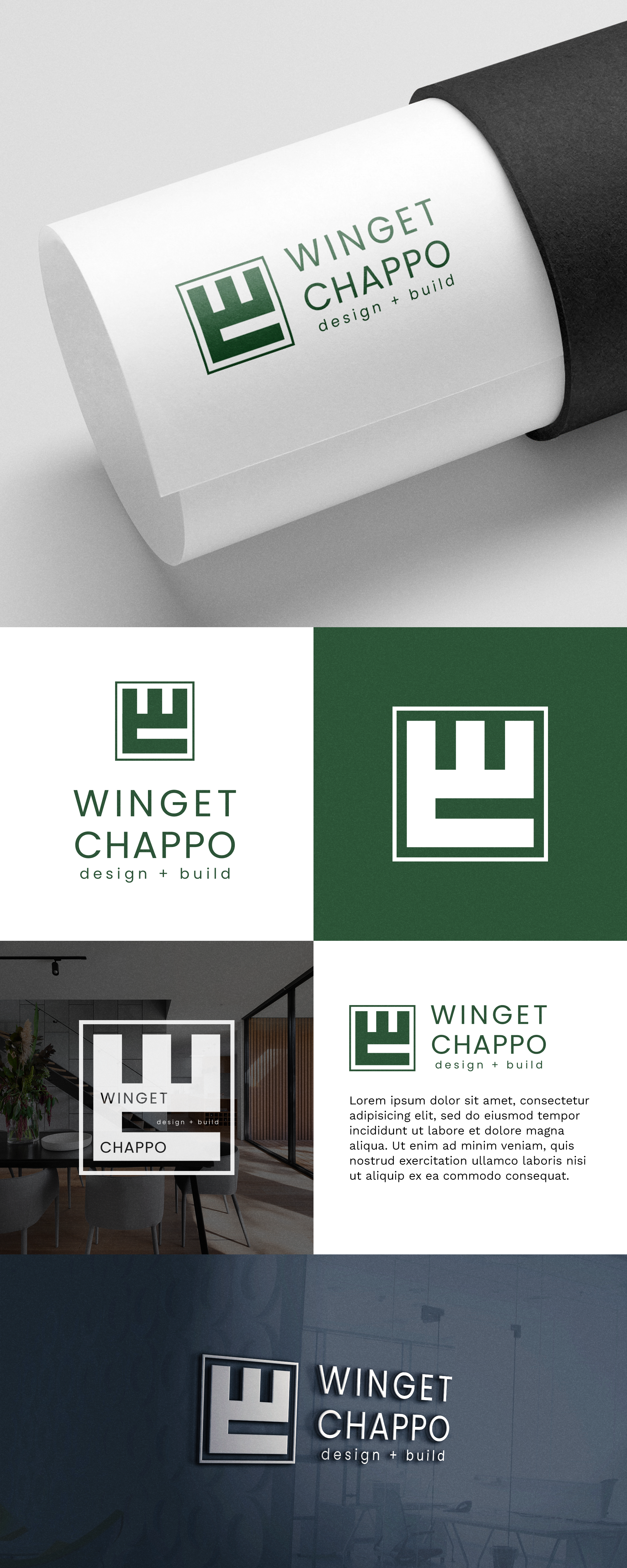 Logo Design by Oleksandr Tovarkov for Winget Chappo Homes | Design #32116681