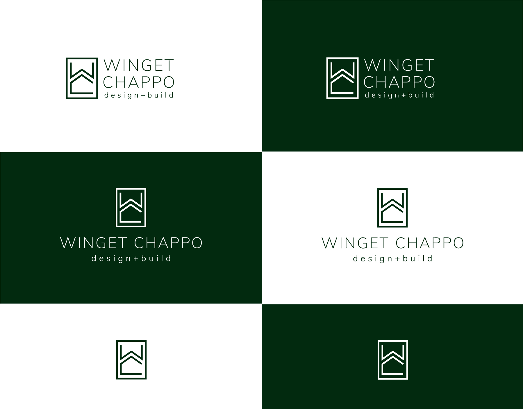 Logo Design by Birdcage for Winget Chappo Homes | Design #32299871