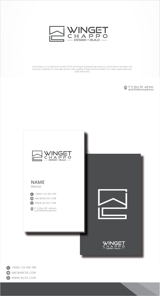 Logo Design by zebronicgraphic for Winget Chappo Homes | Design #32115111