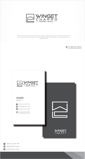 Logo Design by zebronicgraphic for Winget Chappo Homes | Design: #32115111
