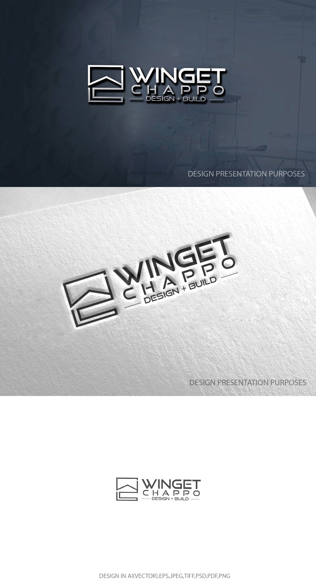 Logo Design by zebronicgraphic for Winget Chappo Homes | Design #32115112