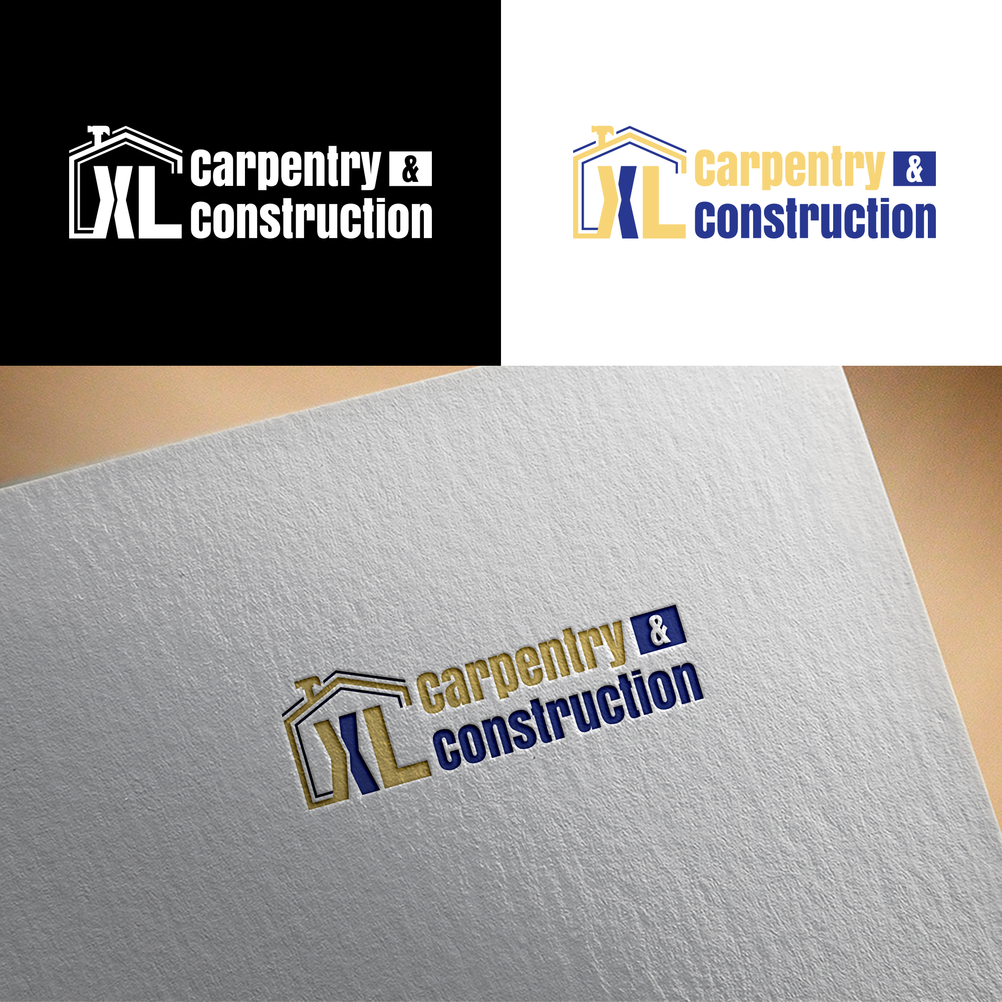 Logo Design by RA-bica for XL Carpentry & Construction PTY LTD | Design #32116011