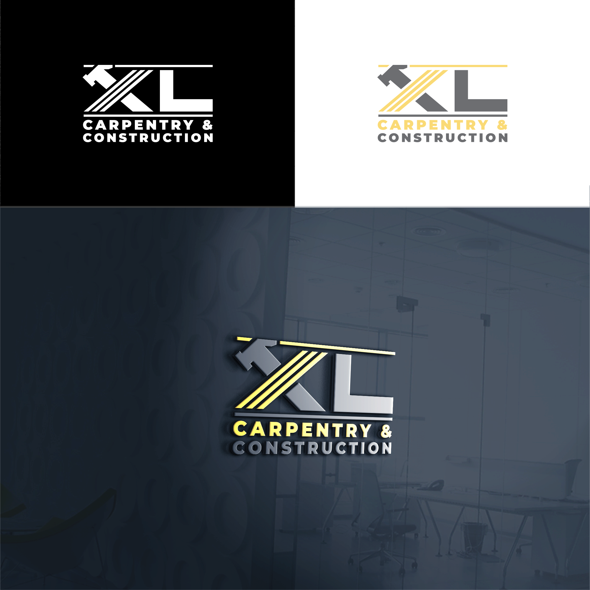 Logo Design by RA-bica for XL Carpentry & Construction PTY LTD | Design #32116012
