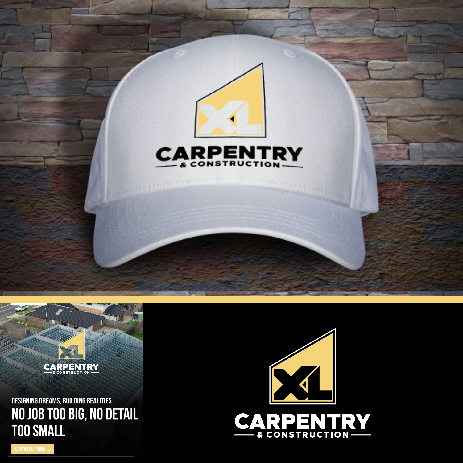 Logo Design by ganesaputu for XL Carpentry & Construction PTY LTD | Design: #32112871