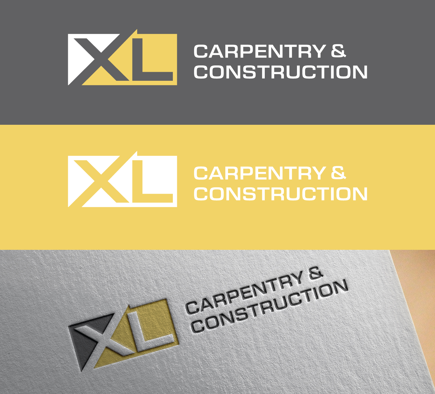 Logo Design by Atec for XL Carpentry & Construction PTY LTD | Design #32117389