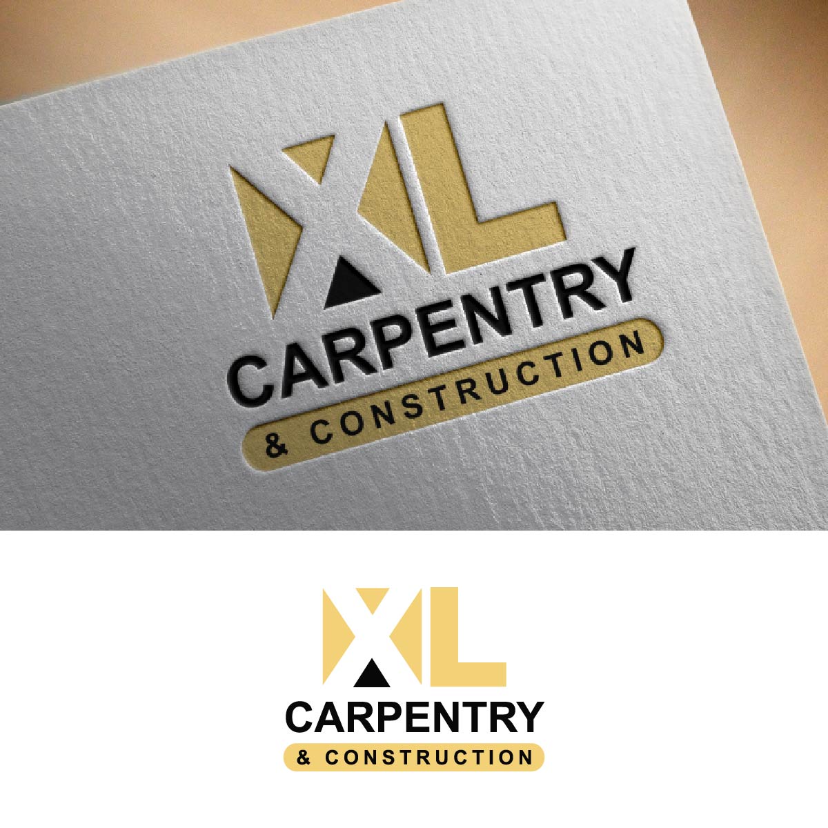Logo Design by fly  design for XL Carpentry & Construction PTY LTD | Design #32115953