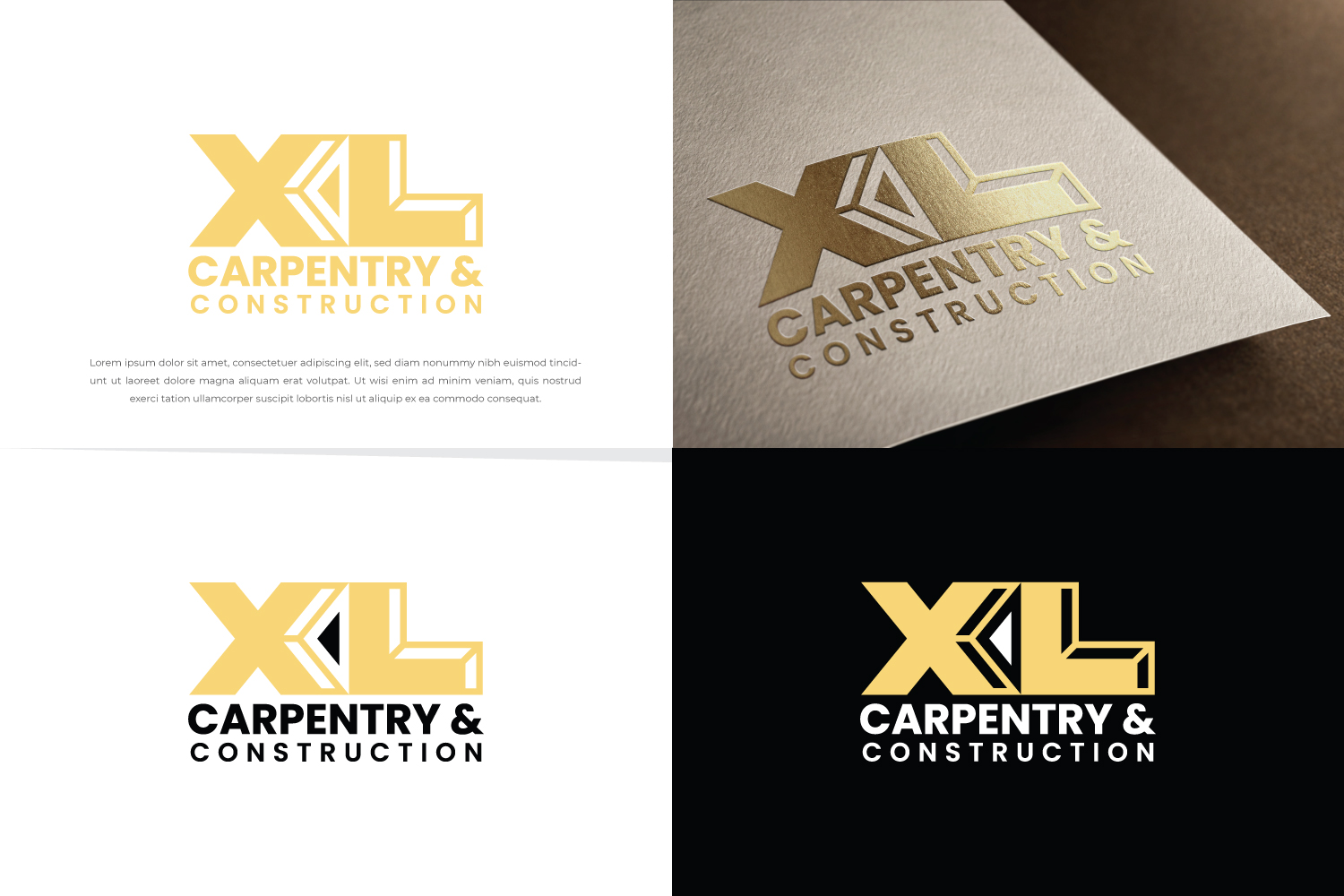 Logo Design by TrisDesign for XL Carpentry & Construction PTY LTD | Design #32114121