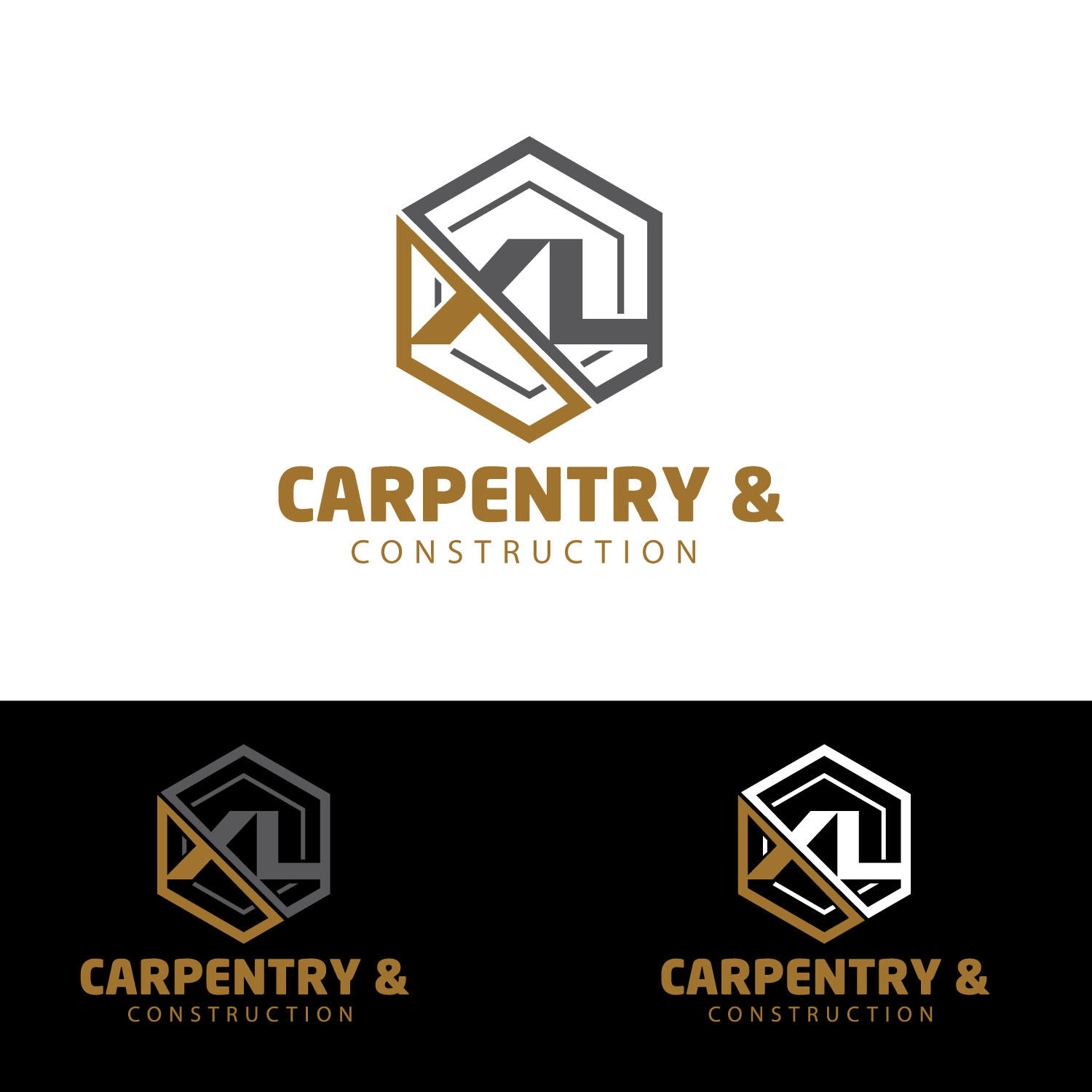 Logo Design by GODDREAMCREATION for XL Carpentry & Construction PTY LTD | Design #32116905