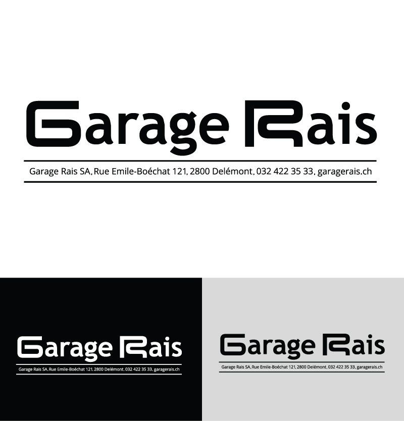 Diseño de Logo por NetSpidy para Garage Rais SA | Diseño #32116461