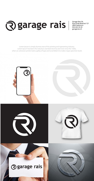 Logo Design by fly  design for Garage Rais SA | Design: #32121684