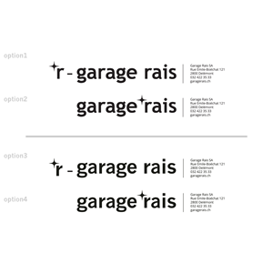 Design de Logo par 4tech services pour Garage Rais SA | Design : #32116210
