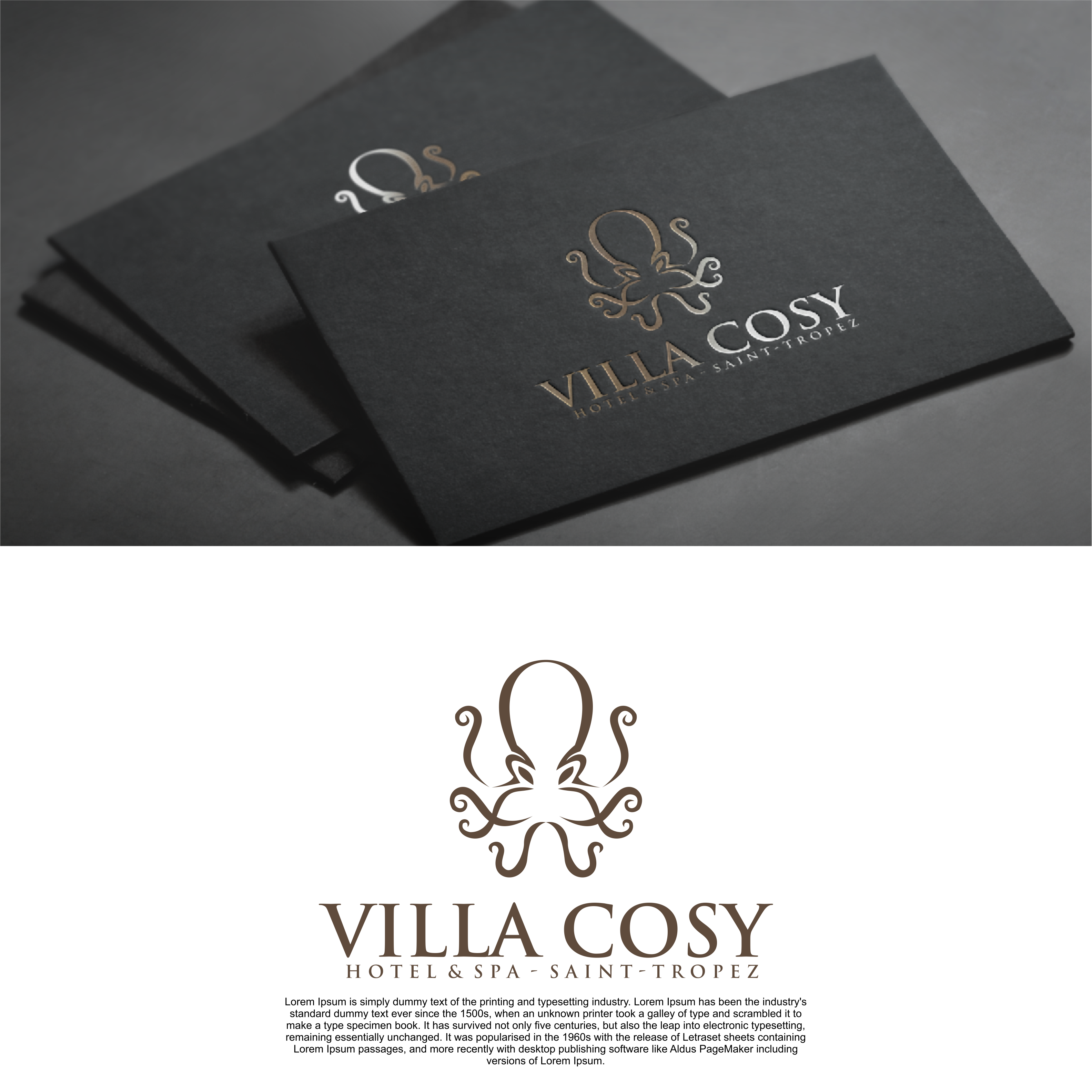 Logo Design by diego costa for Villa Cosy, hotel & spa | Design #32122279