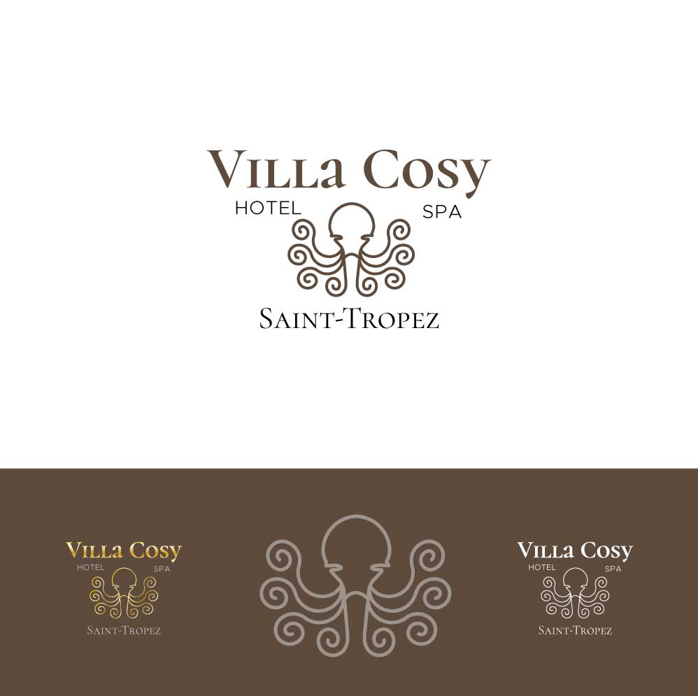 Diseño de Logo por A·W para Villa Cosy, hotel & spa | Diseño #32136591