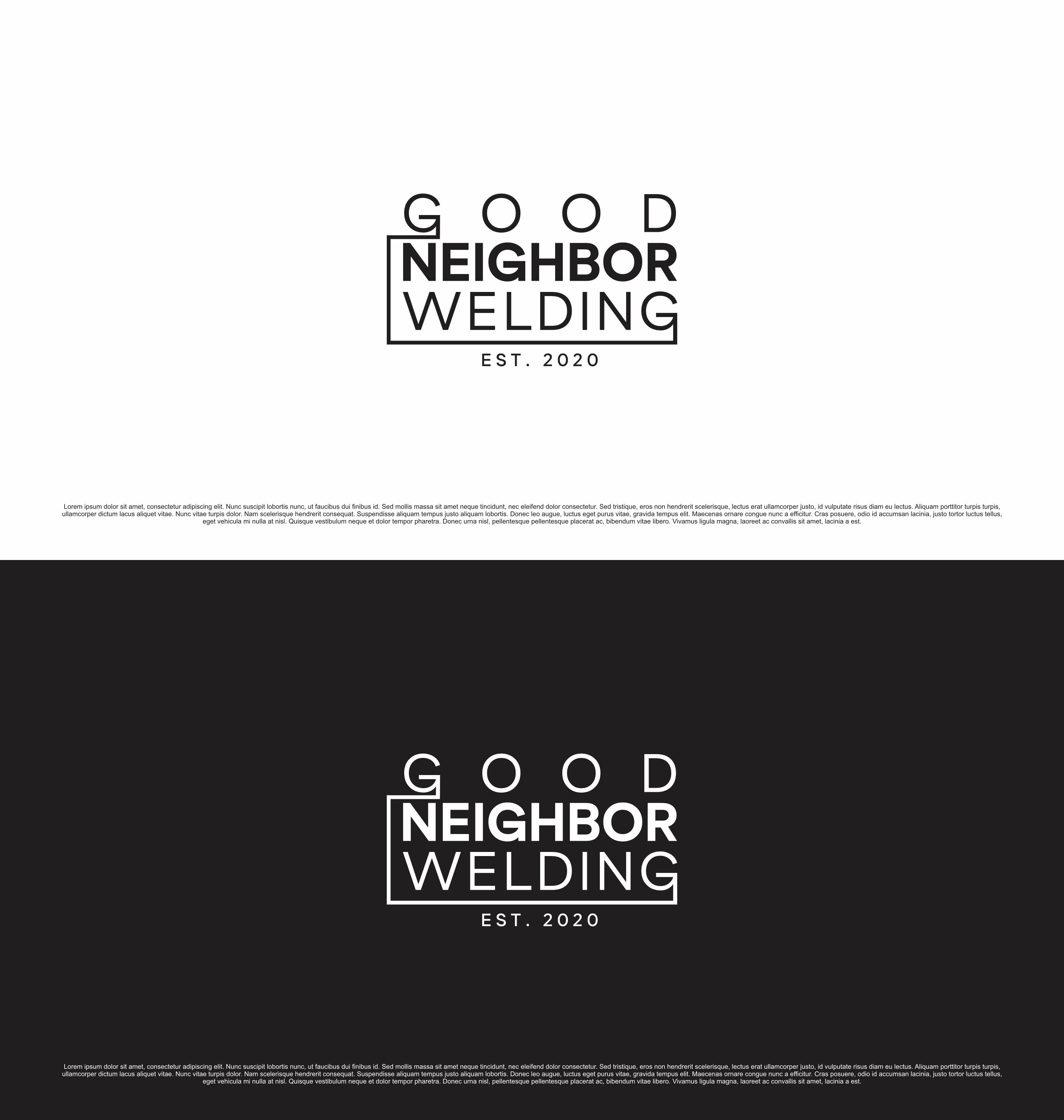 Logo Design by saesean for Good Neighbor Welding LLC | Design #32121382