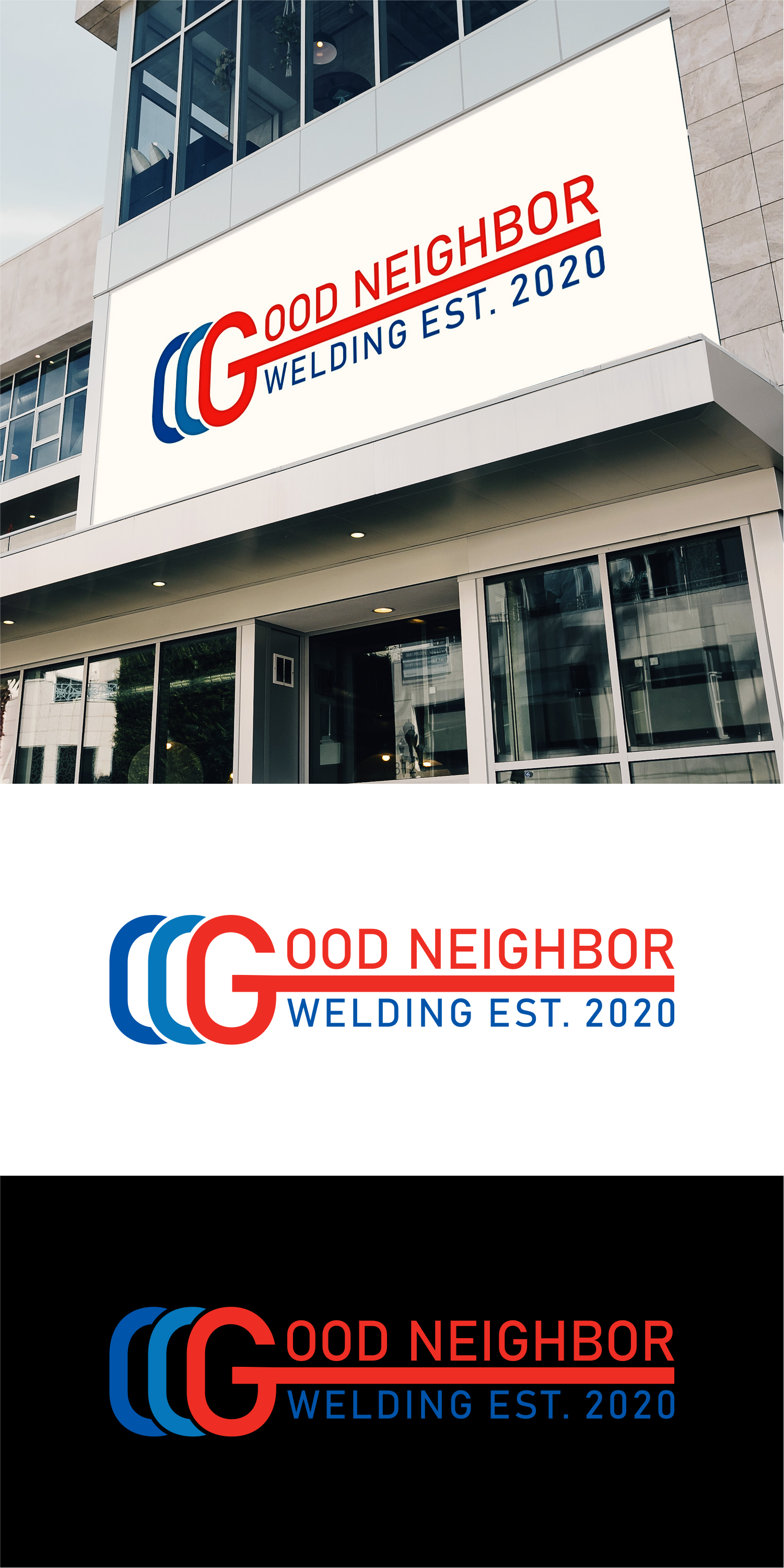 Logo Design by sukiwen for Good Neighbor Welding LLC | Design #32118194