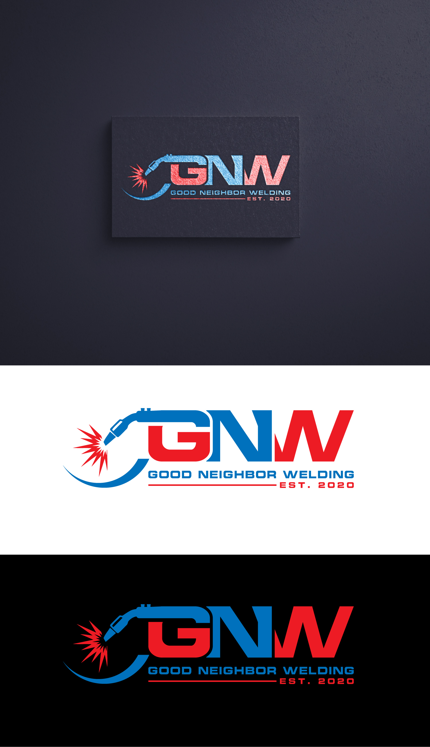 Logo Design by 100%design for Good Neighbor Welding LLC | Design #32120379