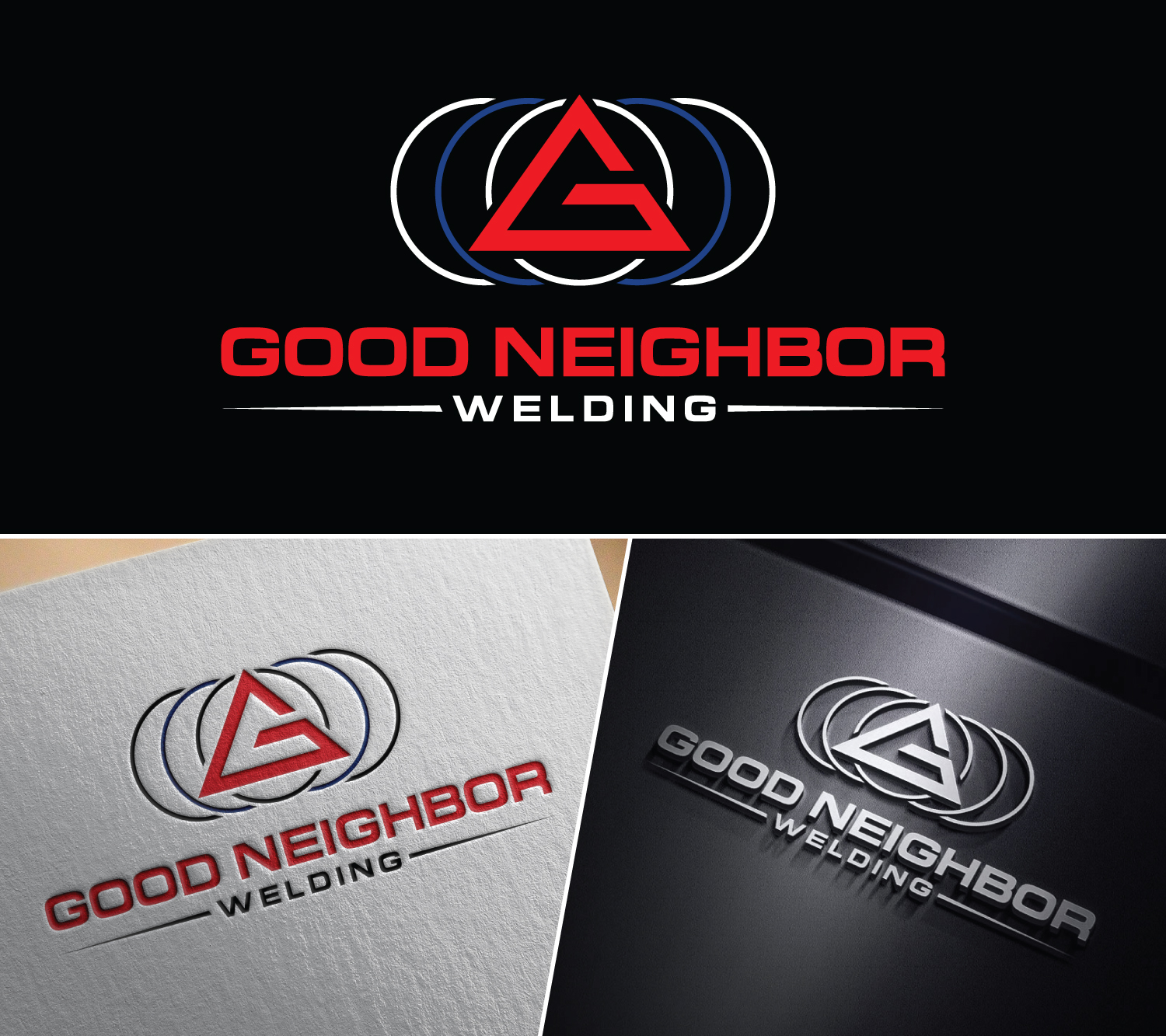 Logo Design by Atec for Good Neighbor Welding LLC | Design #32127852