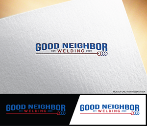 Logo Design by RedMyDC for Good Neighbor Welding LLC | Design: #32126150