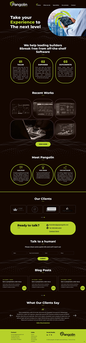 Wix Design by pb for this project | Design: #32123369