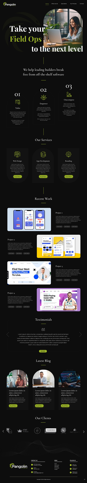 Wix Design by pb for this project | Design: #32123376