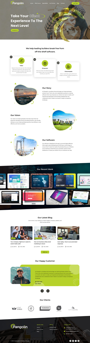 Wix Design by Sbss for this project | Design: #32135436