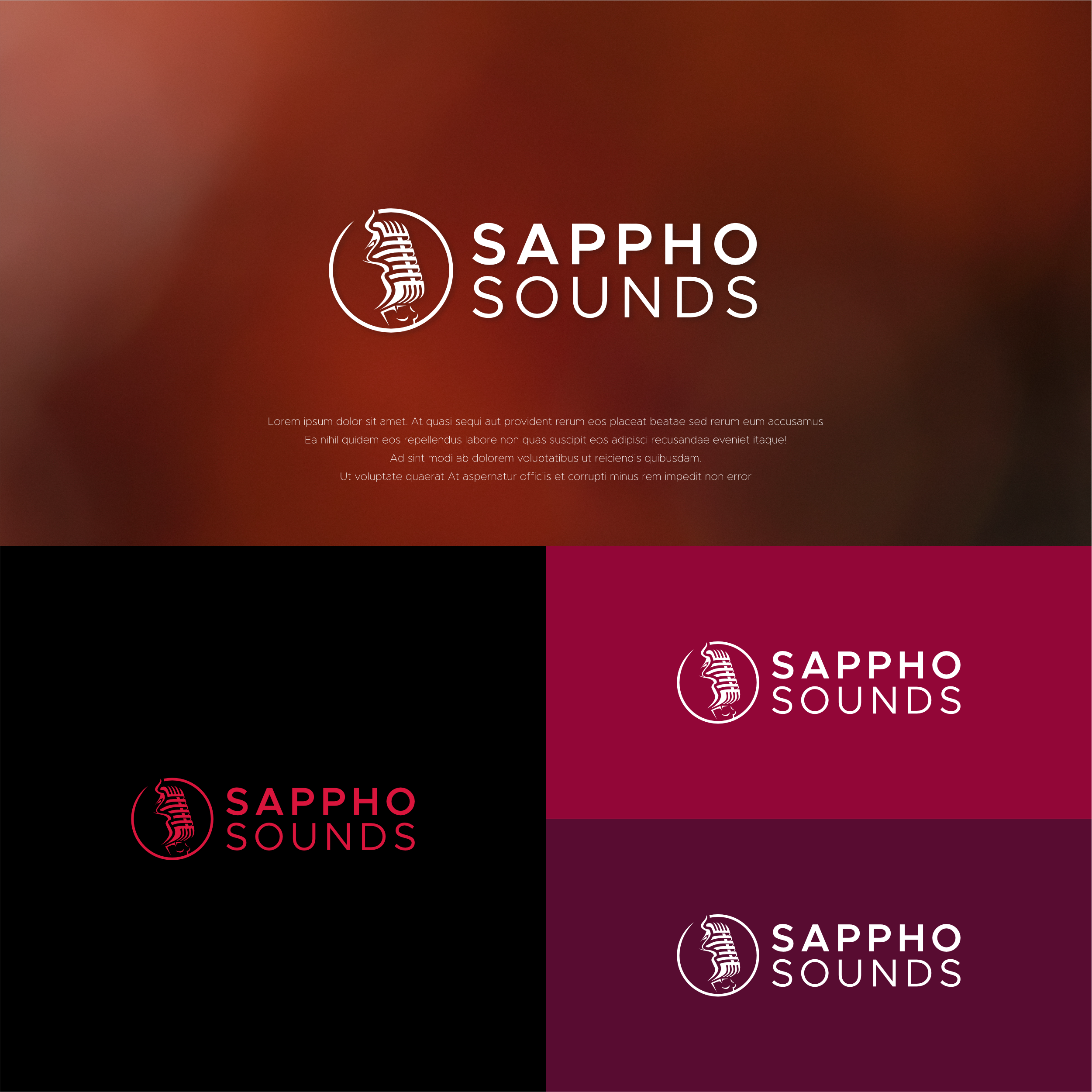 Logo Design by YNCK for Sappho Sounds | Design #32126243