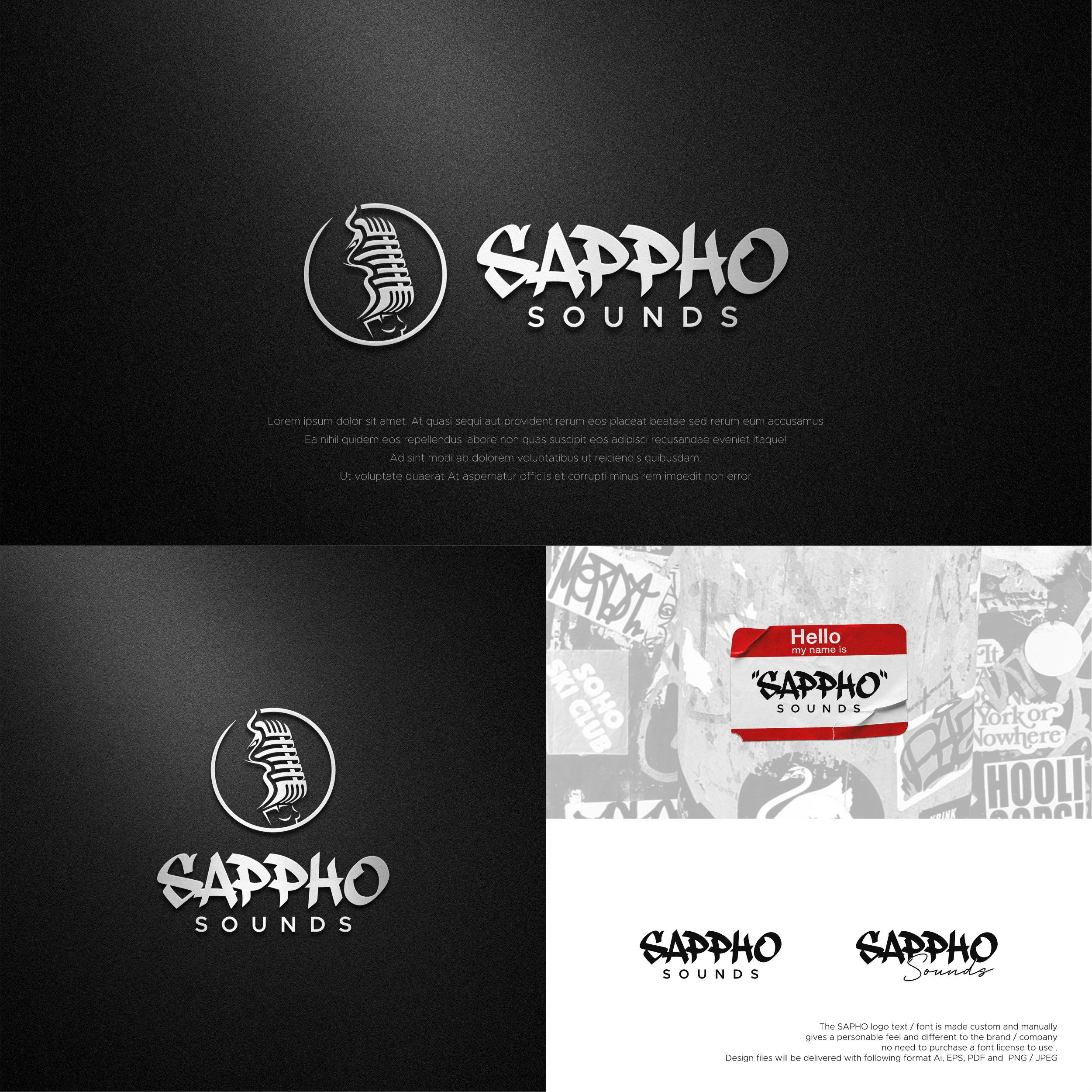 Logo-Design von YNCK für Sappho Sounds | Design #32133378