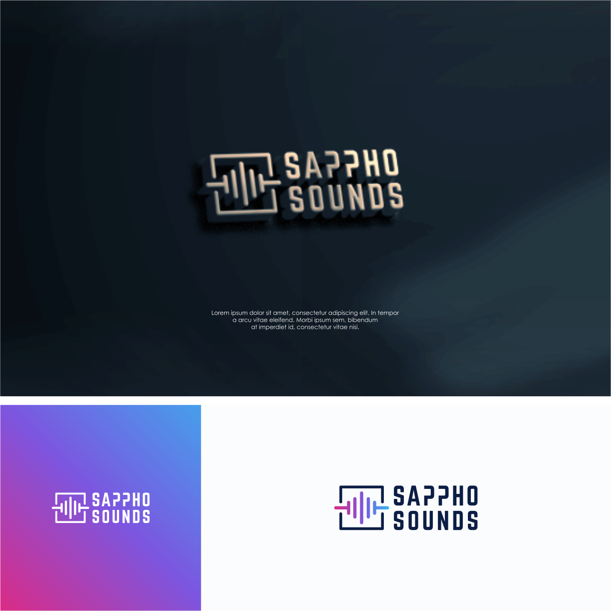 Logo Design by Vingar™ for Sappho Sounds | Design #32155413