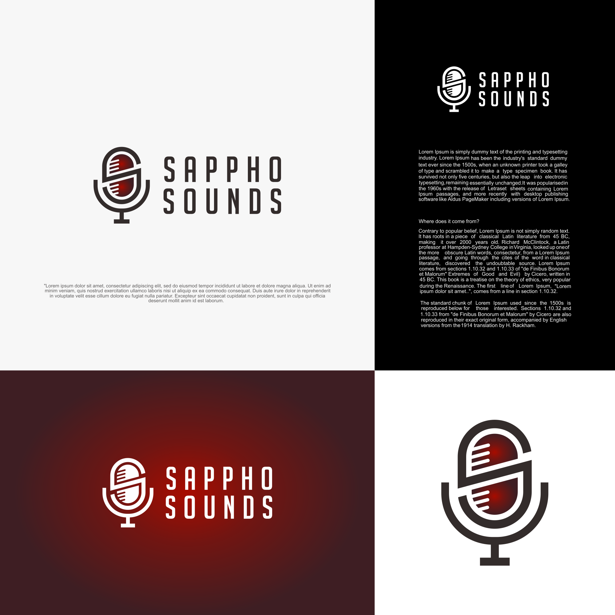 Logo Design by Vingar™ for Sappho Sounds | Design #32162459