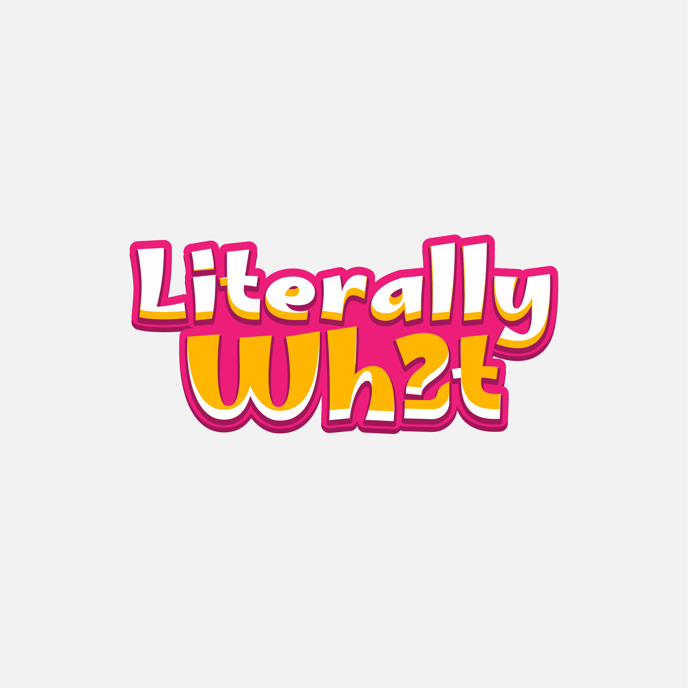 Logo Design by Fezy Design Studio for LiterallyWhat | Design #32124571