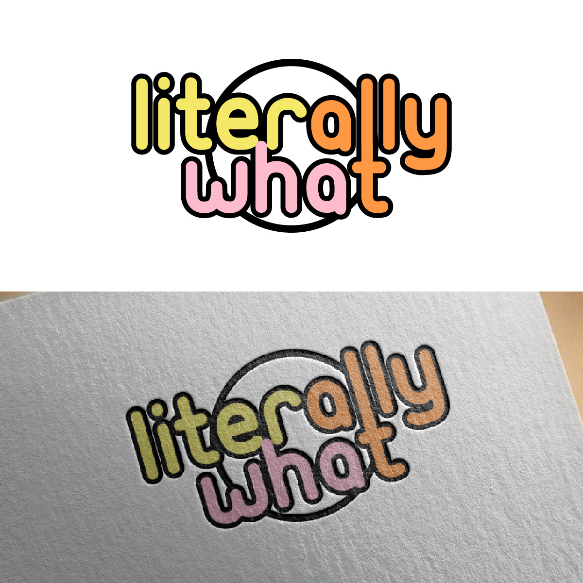 Logo Design by fly  design for LiterallyWhat | Design #32134142