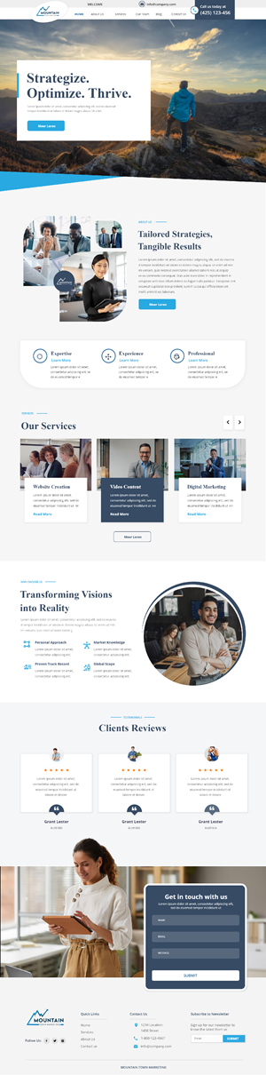 Web-Design von Andrew Asiimwe für dieses Projekt | Design: #32151397