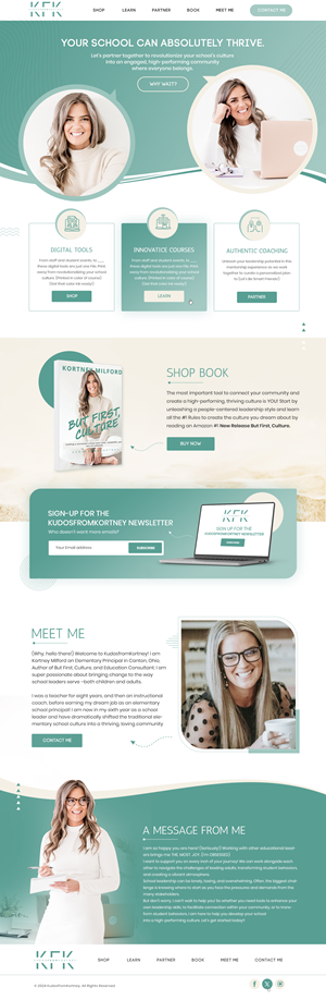 Web-Design von Blue Sparrow für KudosfromKortney  | Design: #32137335