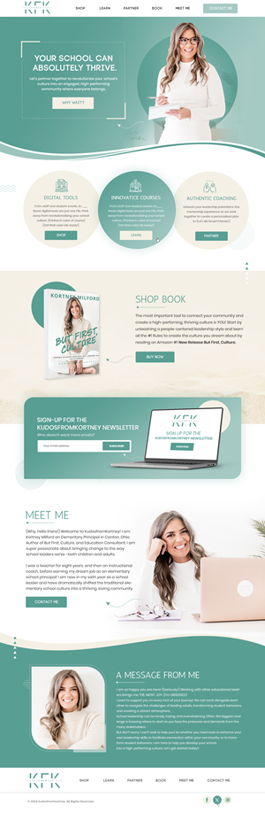 Web-Design von Blue Sparrow für KudosfromKortney  | Design: #32137336