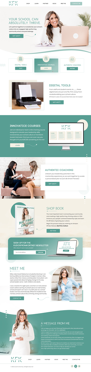 Web-Design von Blue Sparrow für KudosfromKortney  | Design: #32142301