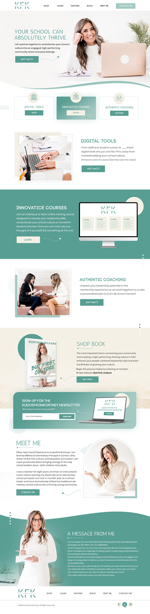Web-Design von Blue Sparrow für KudosfromKortney  | Design: #32142302