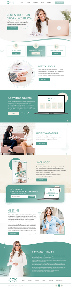 Web-Design von Blue Sparrow für KudosfromKortney  | Design: #32142304