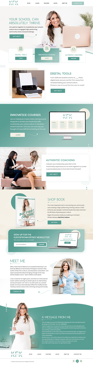 Web-Design von Blue Sparrow für KudosfromKortney  | Design: #32142341