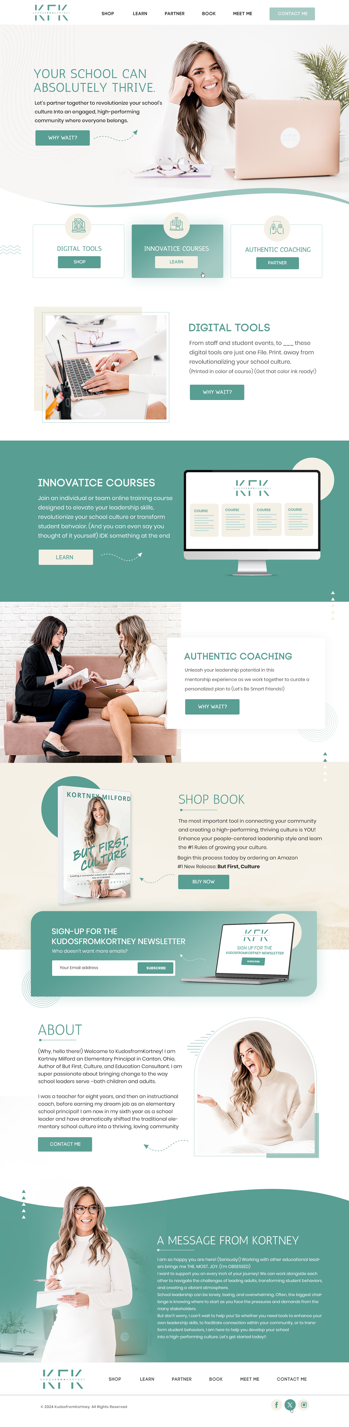 Web-Design von Blue Sparrow für KudosfromKortney  | Design: #32145072
