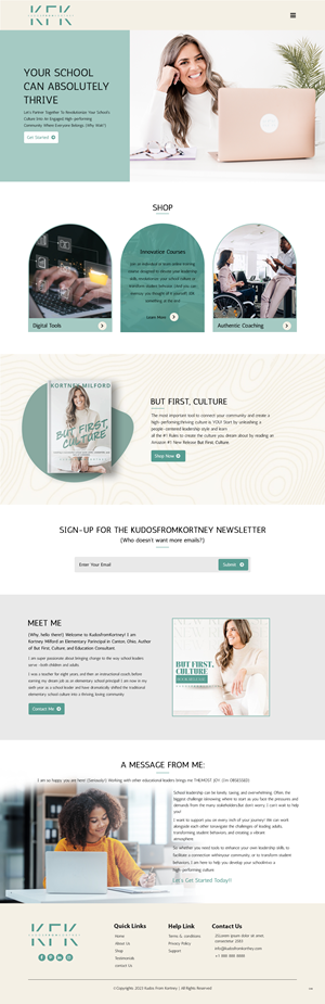 Web-Design von pb für KudosfromKortney  | Design: #32140579