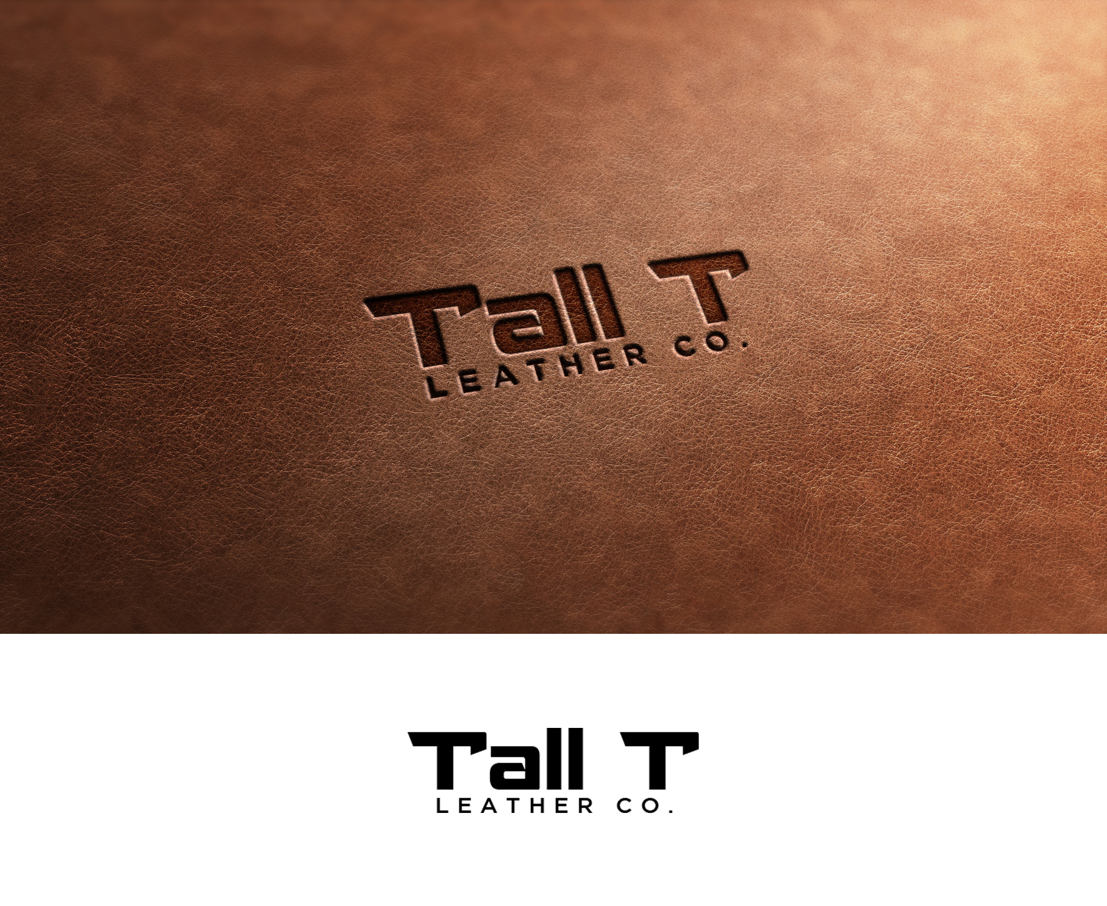 Tall Logo Example Elegant, Playful Logo Design for Tall T Leather co. by AliArts | Design ...