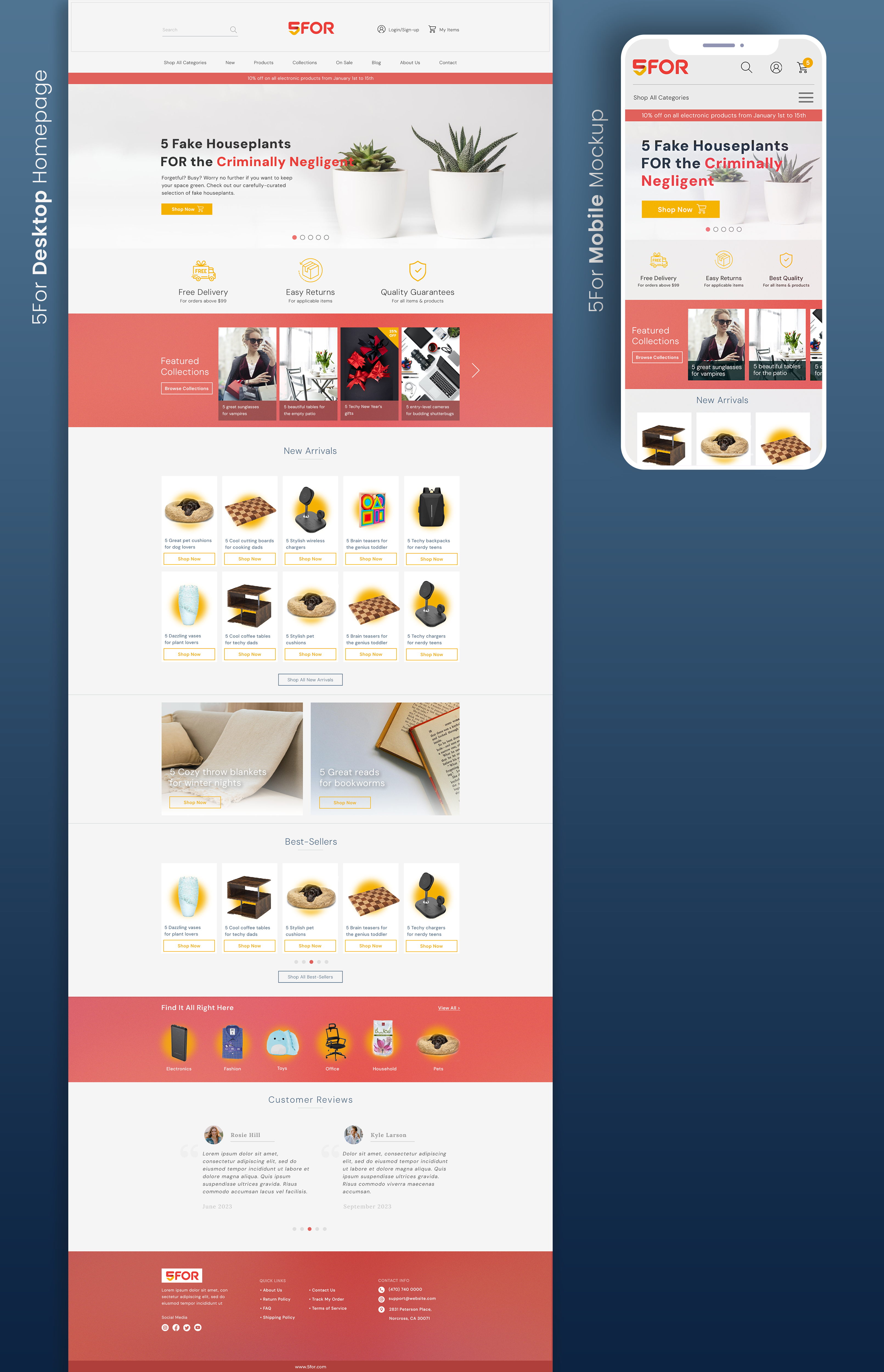 Shopify Design by C9 Designs for this project | Design #32149435