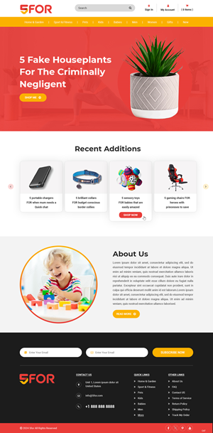 Shopify Design by pb for this project | Design: #32173434