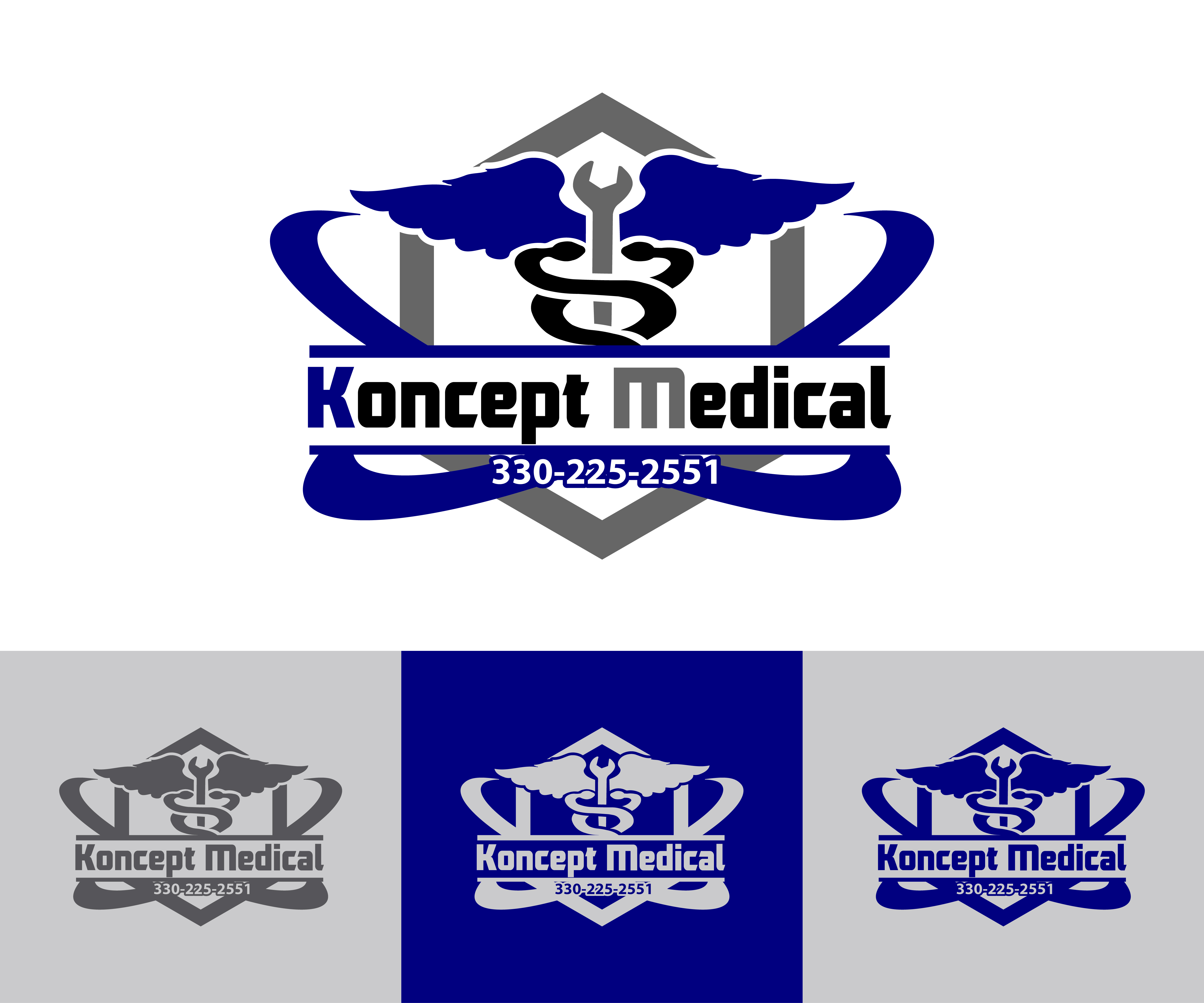 Logo Design by Gnoh Graphic for Koncept Medical, LLC | Design #32144845