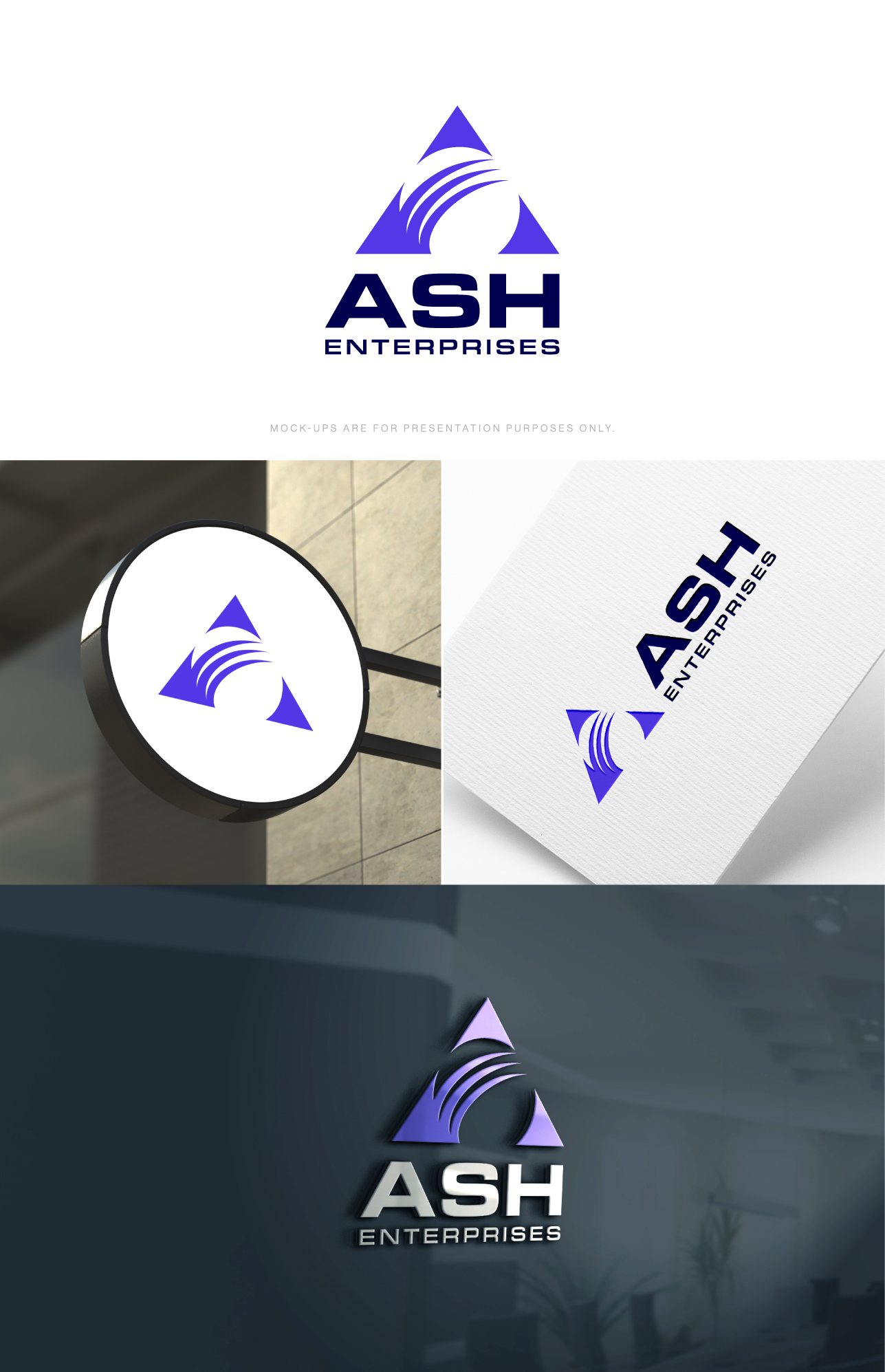 Logo-Design von The Lion Studios für Ash Enterprises | Design #32140993