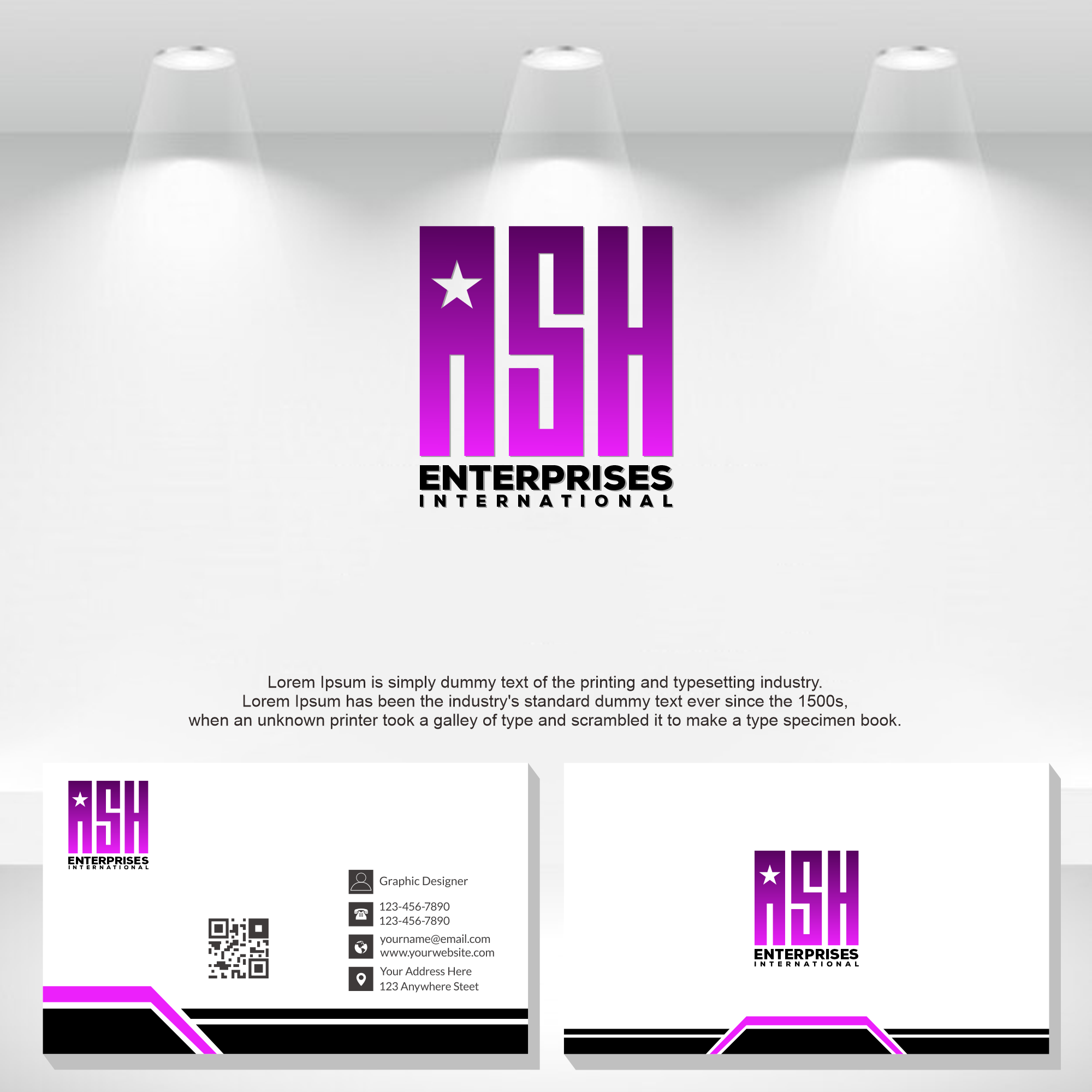 Logo Design by agus alya for Ash Enterprises | Design #32141463